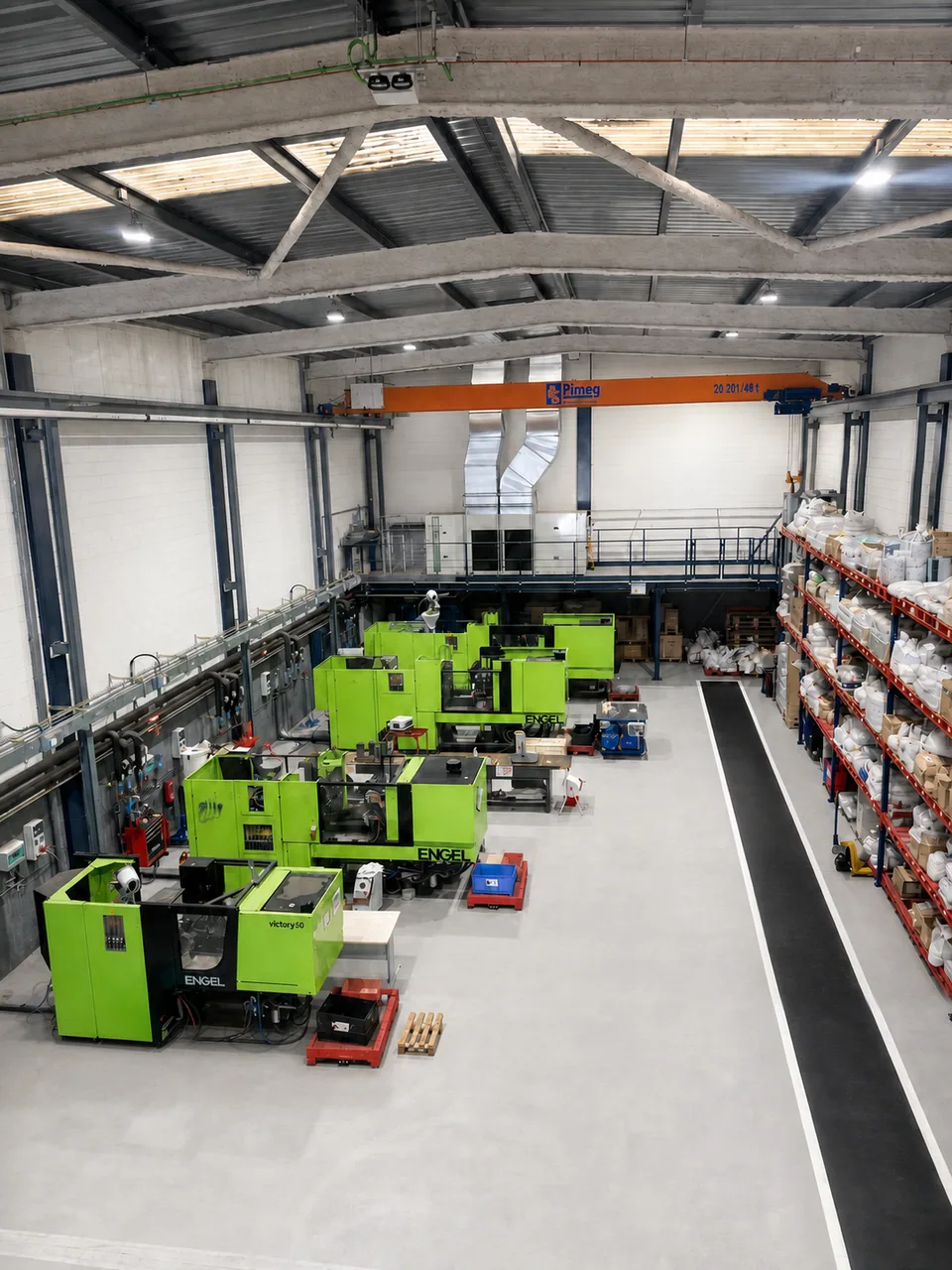ITM injection molding and mold try-out area in Barcelona, Spain